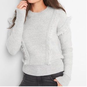 GAP fringe sweater